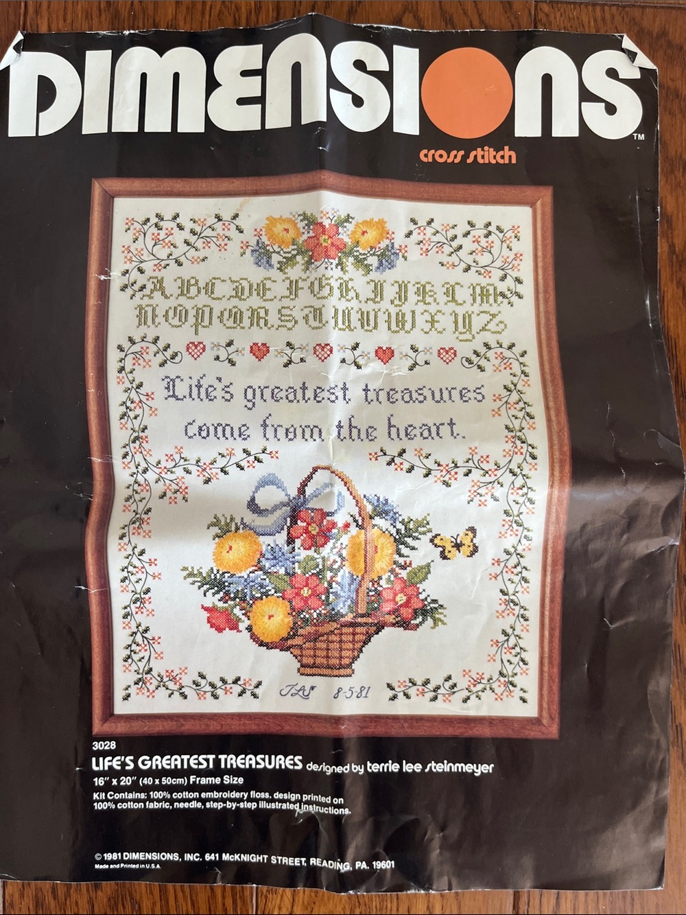 Cross Stitch Project on Linen